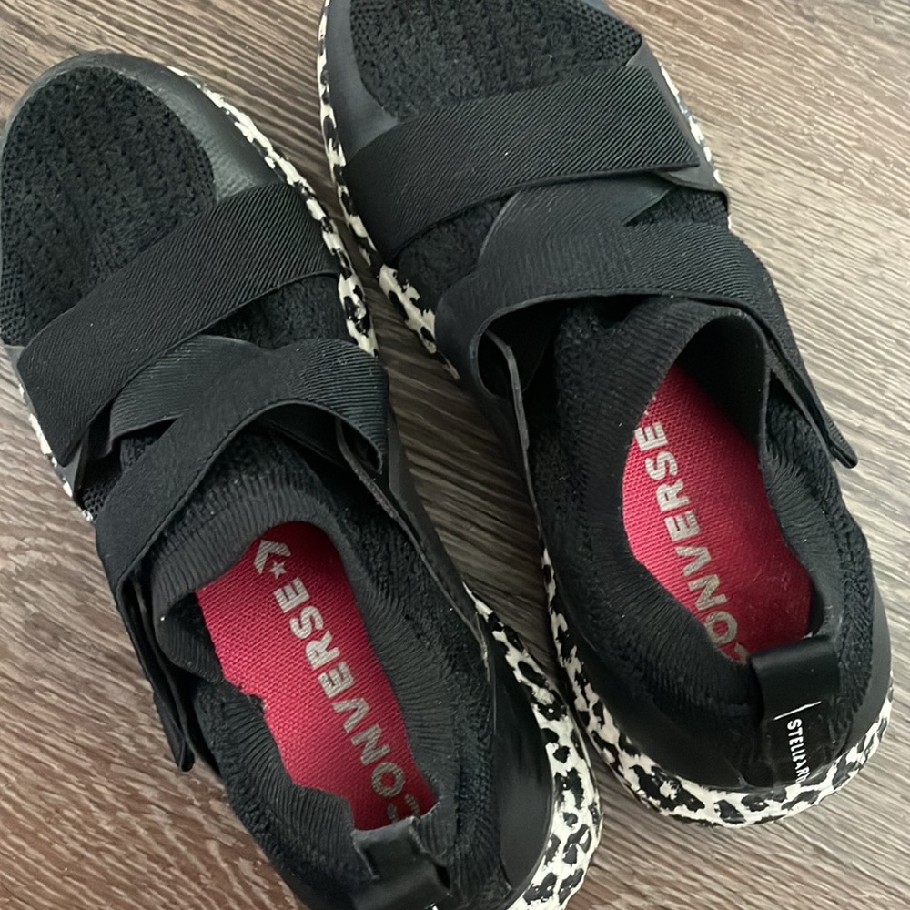 ✔️Sold✔️🏃♀️Adidas by Stella McCartney black ultra boost leopard print size 6 - Picture 11 of 11